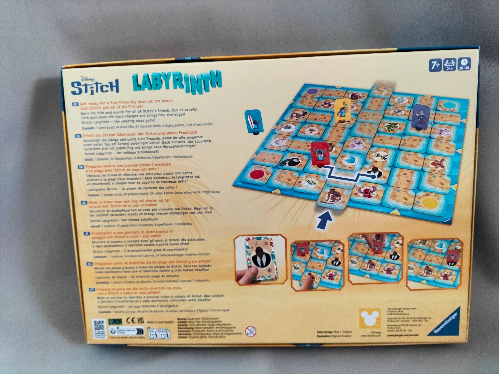 Board Game Labyrinth Stitch 7 years+ | Ravensburger x Disney | Complete | 2 to 4 players – photo 5